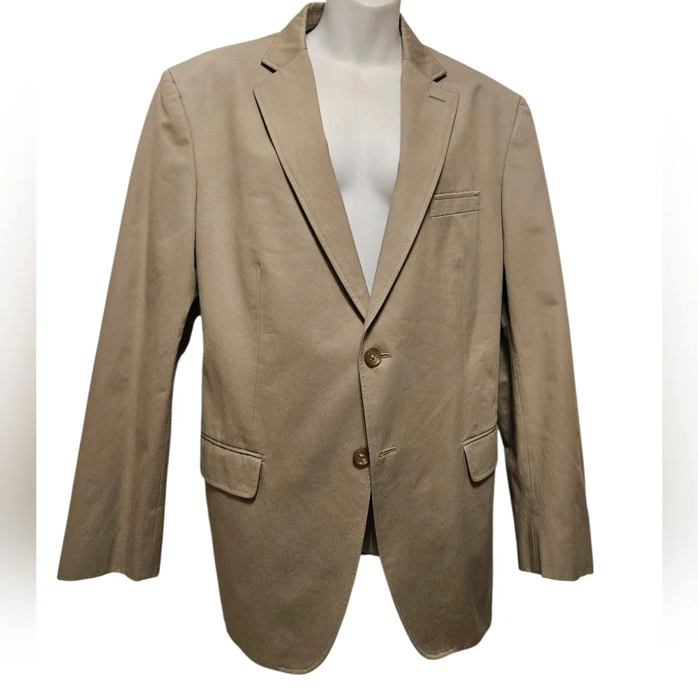 Banana Republic Tessuti di Sondrio chino modern fit blazer Sport Coat Jacket 44